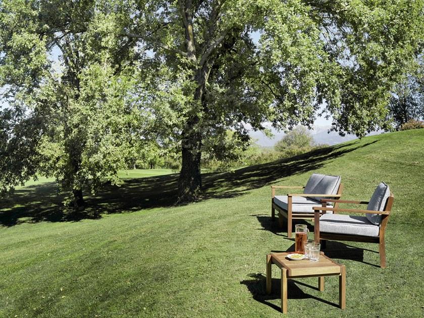 Very Wood Садовое кресло Iroko с подлокотниками Capri sun-id-1480952 - Вид №2