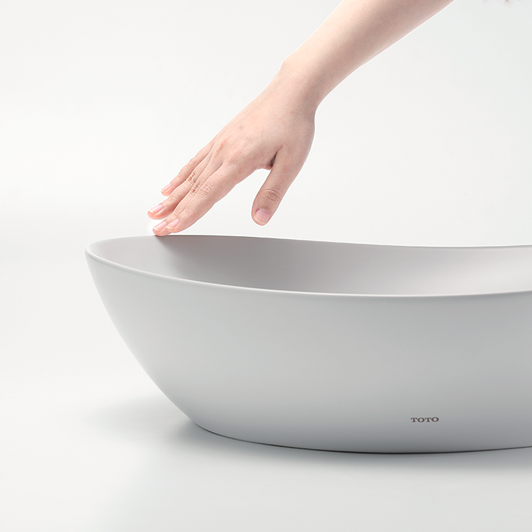 L4704MTE#CMW Накладная раковина консольная прямоугольная TOTO  - Вид №3