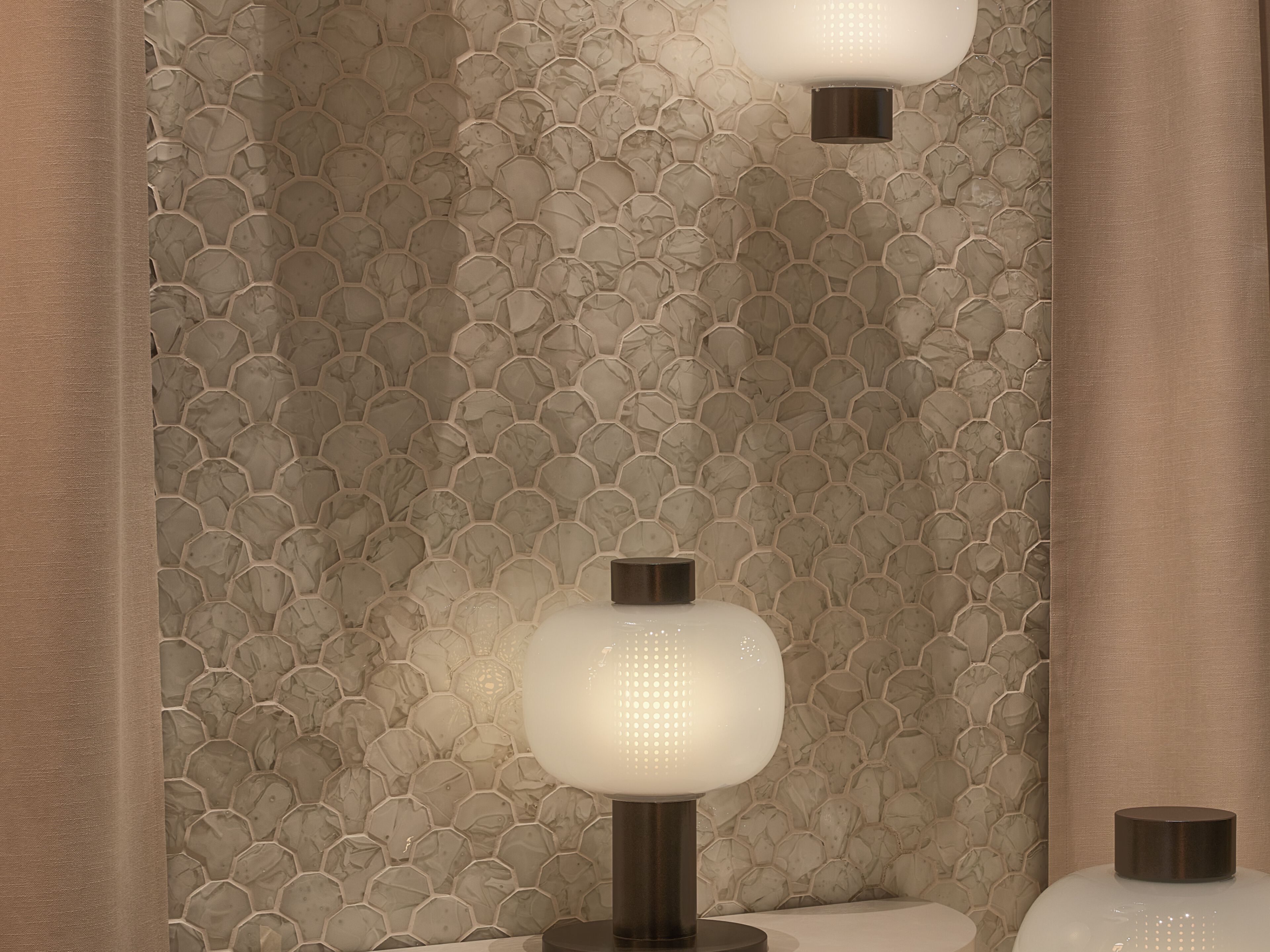 Переработанная стеклянная мозаика BROKISGLASS M.5. DROPS ARCH-00026486 - Вид №1