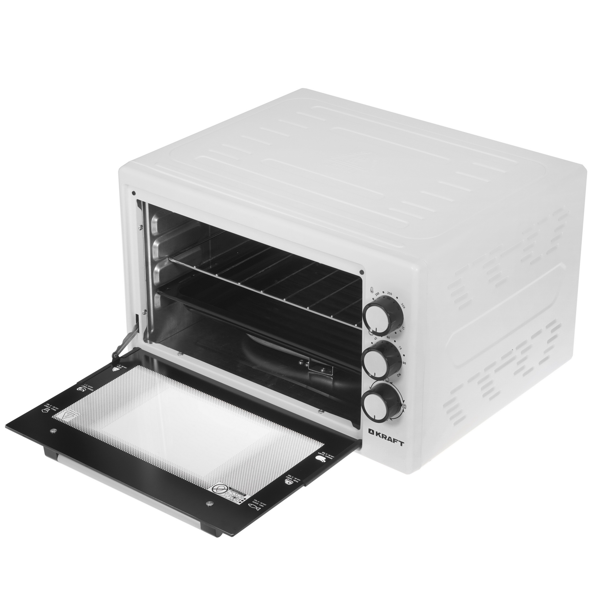 5083459 Мини-печь Kraft KF-MO 3800 W белый STDN-0151205 - Вид №4
