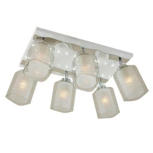 Спот потолочный на 6 ламп белый "Прима" CL160261 CITILUX ПРИМА ХРОМ 00-3891126 Белый