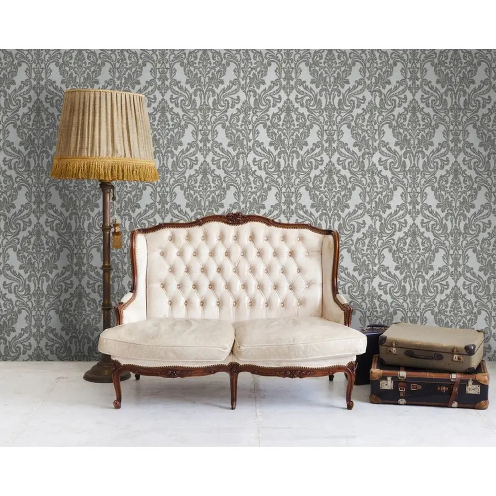 Обои бумажные Московская Обойная Фабрика Эрмитаж серые 0.53 м 237912-2 STLM-2130323 - Вид №2