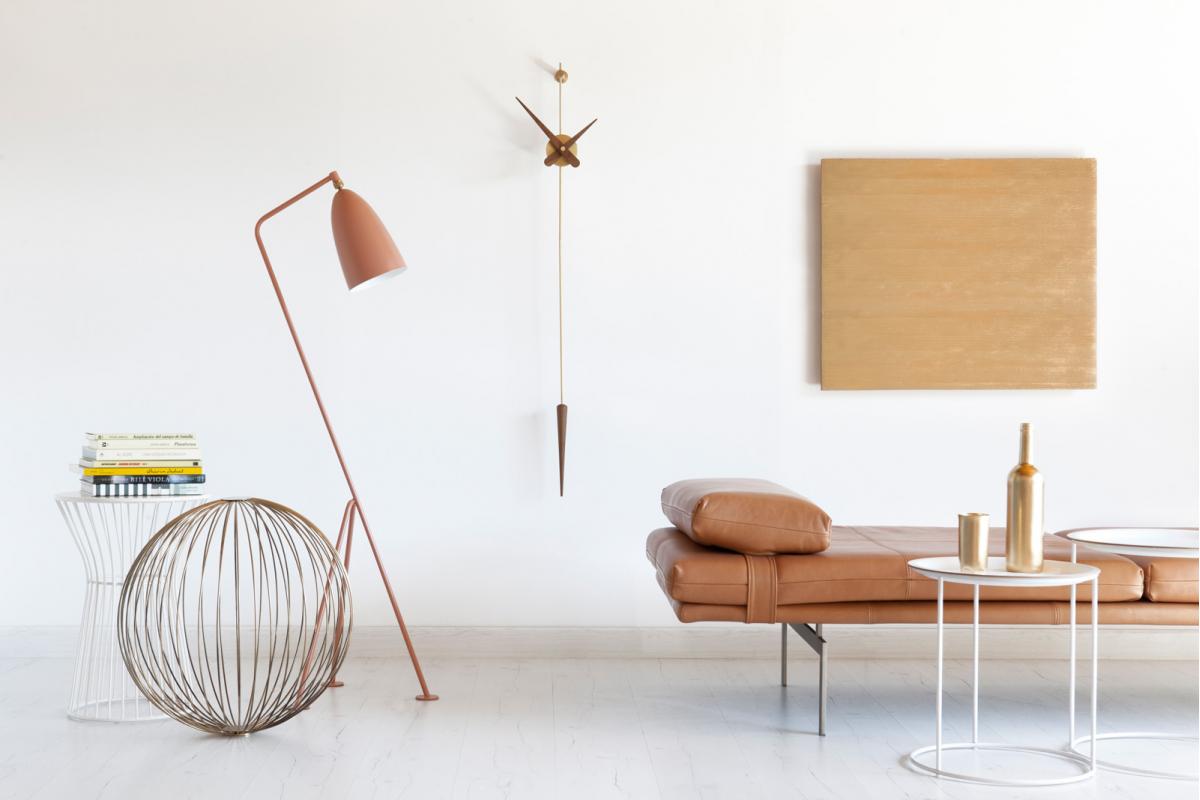 009132 Часы G латунь-орех Nomon Punto y Coma  - Вид №1