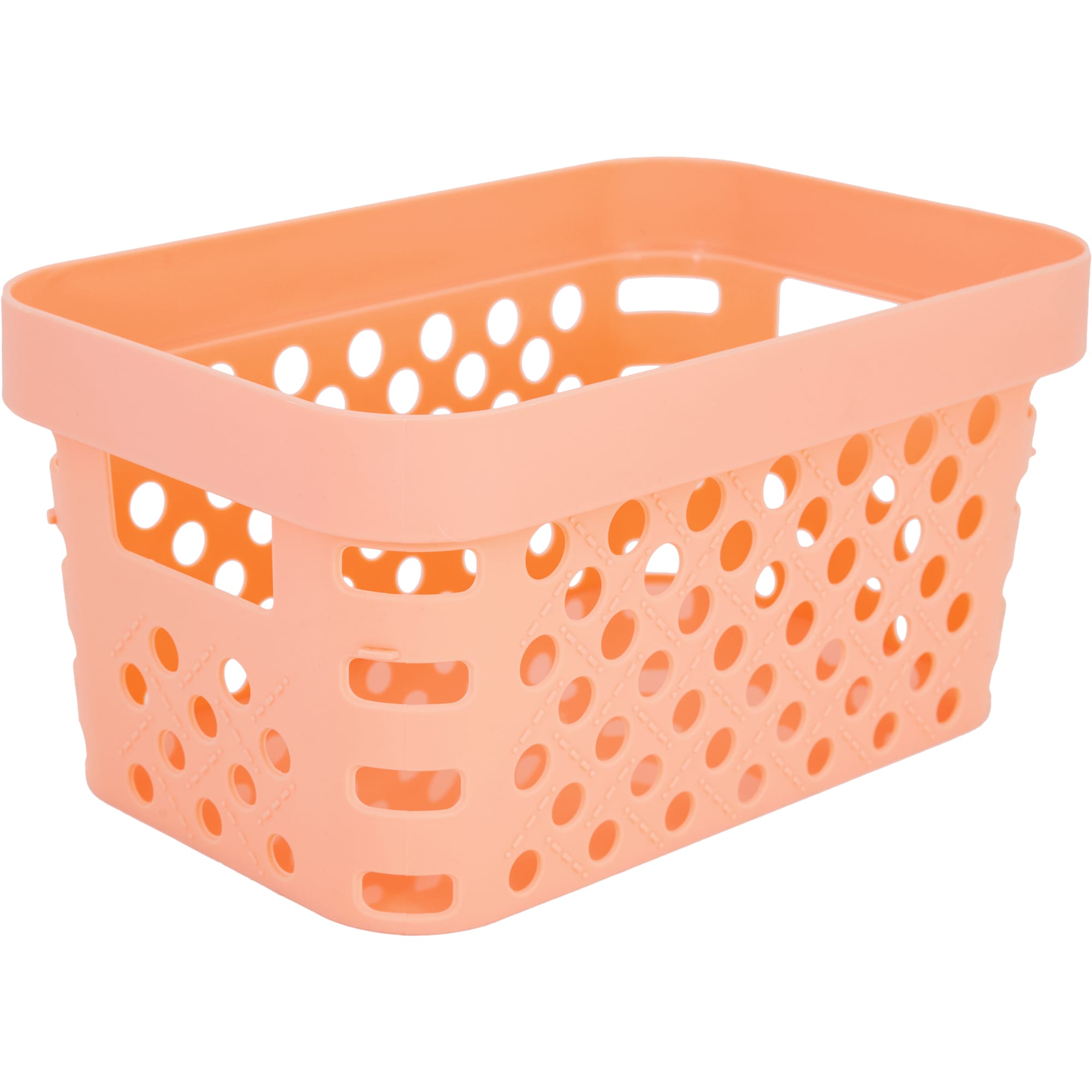 82999620 Корзина Eternity, 250x170x130 мм, 4 л, полипропилен, цвет коралловый Santreyd 