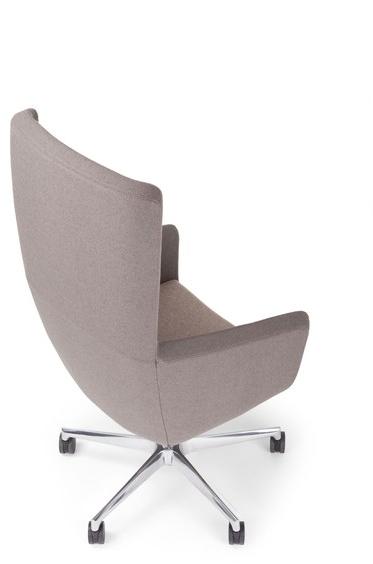 True Design Кресло исполнительное вращающееся с 5 спицами на колесиках Arca Aa609c - Вид №3