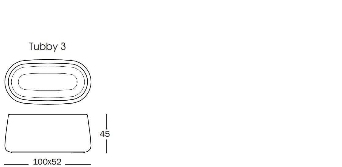 Низкий садовый горшок из полиэтилена In Stock Magis ARCH-00141363 - Вид №2