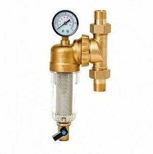 Гейзер Бастион 3/4 для холодной воды с поворотным механизмом и манометром 7508095233