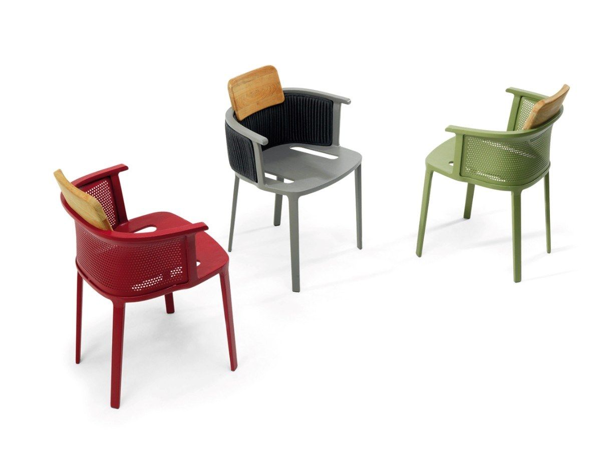 Алюминиевый штабелируемый садовый стул Ethimo Nicolette ARCH-00119635 - Вид №21