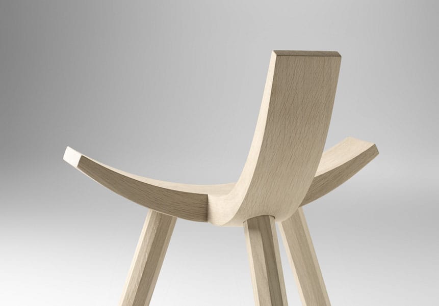 Дубовый табурет ALKI HIRUKI ARCH-00106058 - Вид №4