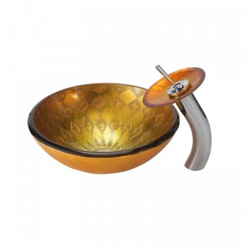 U-GV691-19mm-KGW1700 Накладная раковина на столешницу  прямоугольная Krausru 