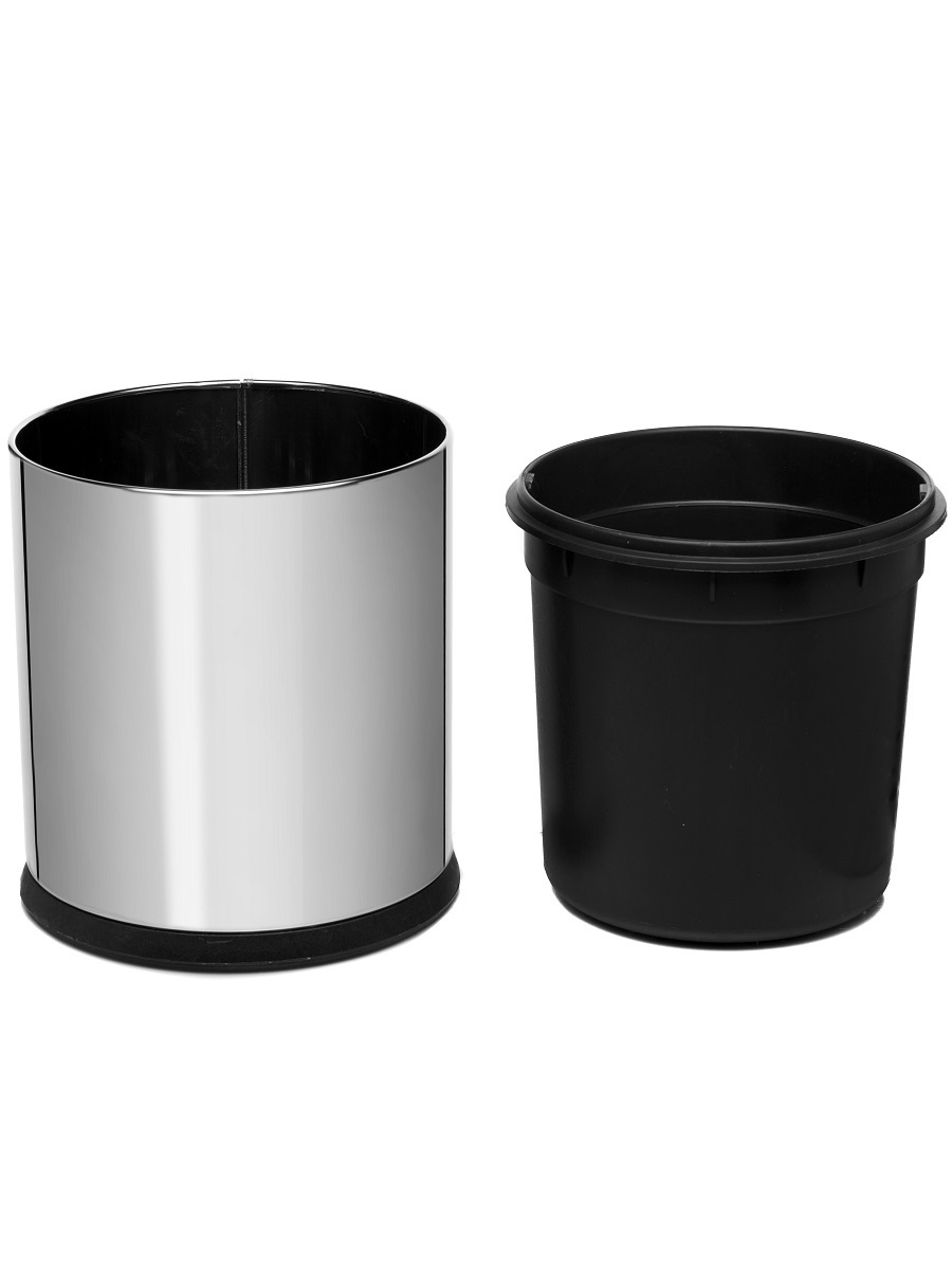 Ведро для мусора  без крышки Cetus 5L Chrome NAVAKO 11050 - Вид №1