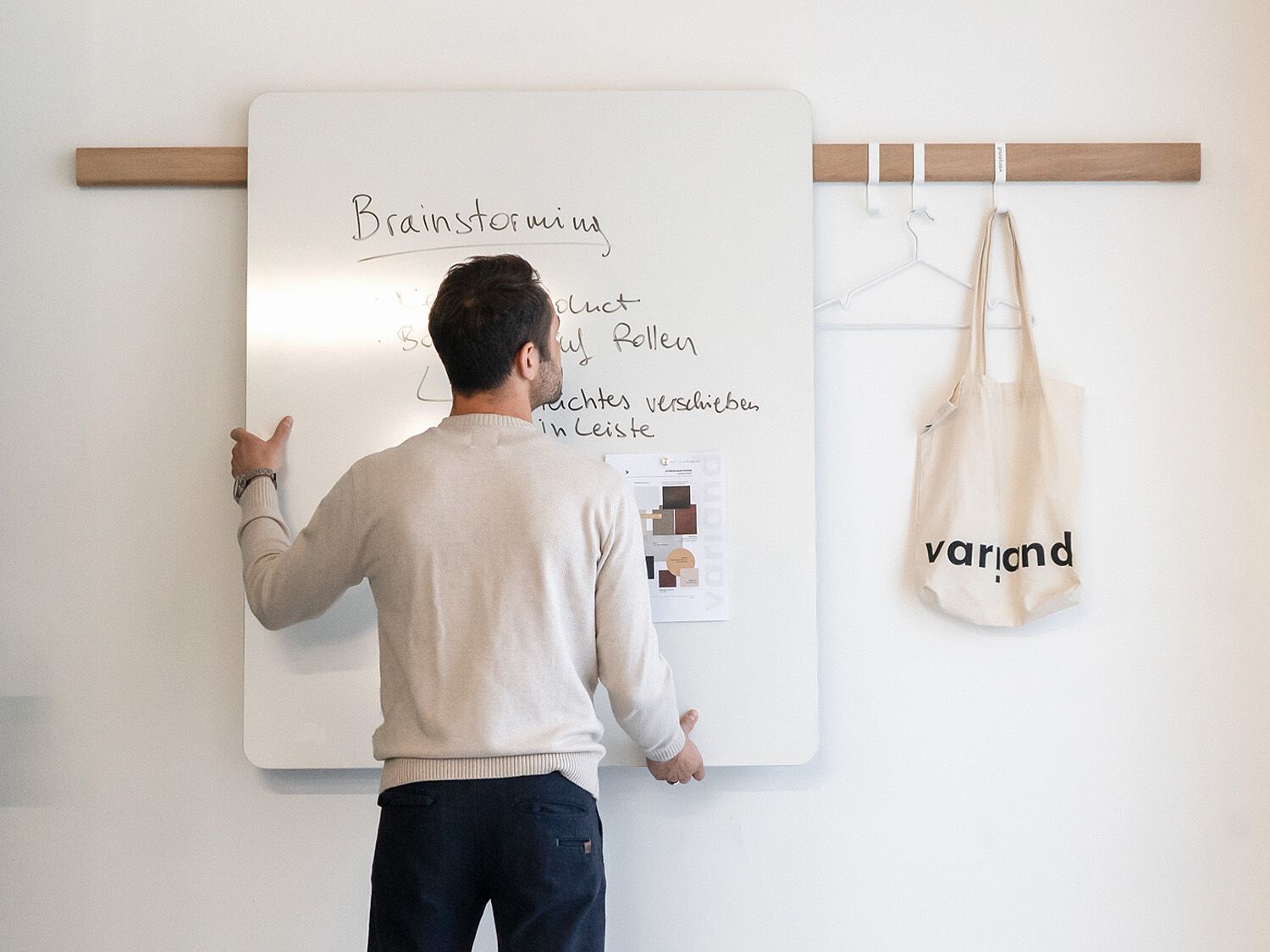 Система деревянных полок с доской и доской объявлений Variand Furniture H02 ARCH-00097442 - Вид №28