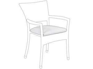 10.00.1457 Подушка кресла Bellini Prinz Outdoor classic ecru Mbm