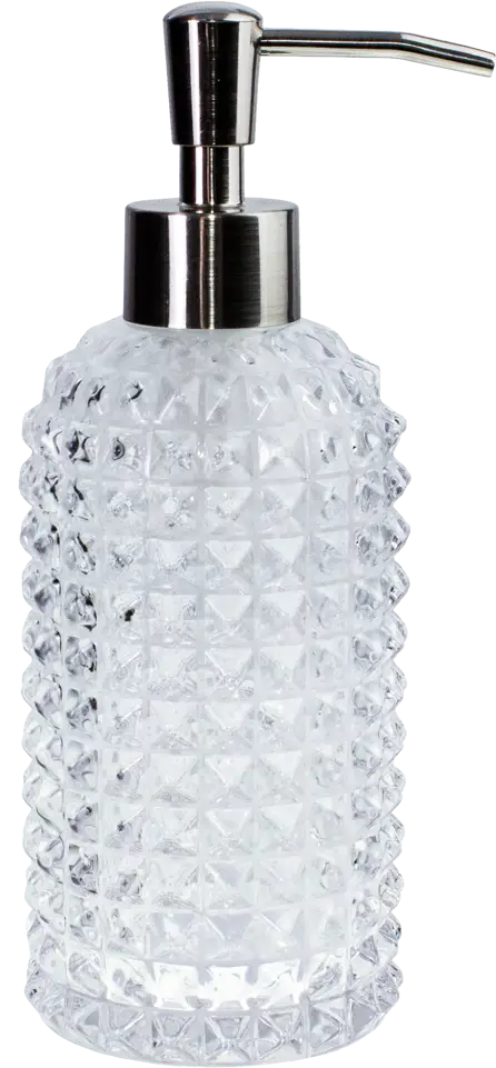 Стеклянный дозатор для мыла PROFFI HOME с хромированным носиком 85323587