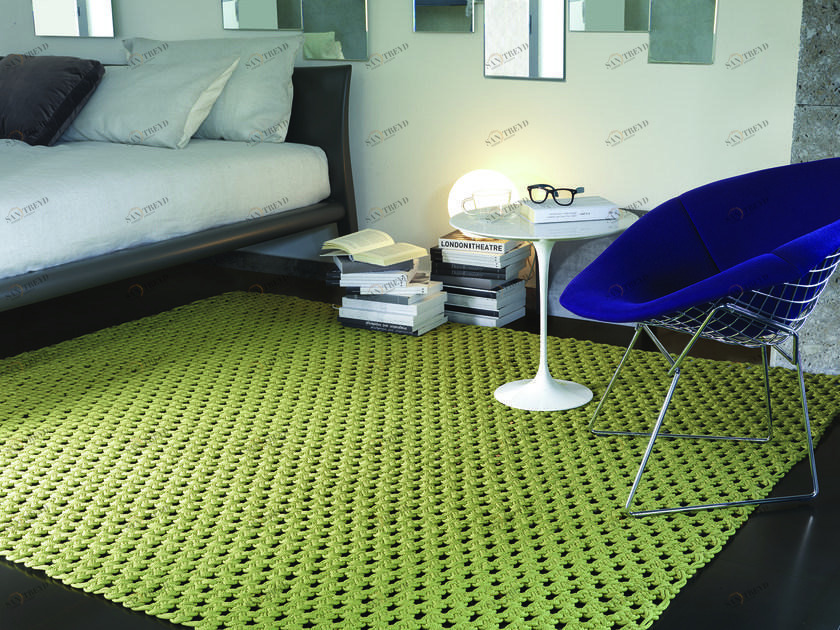 Ковер ручной работы из ткани Space art Santreyd sun-id-1496643