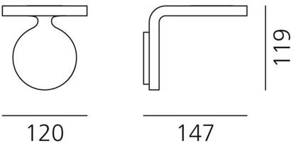 Artemide Настенный светильник отраженного света sun-id-1401771 - Вид №6