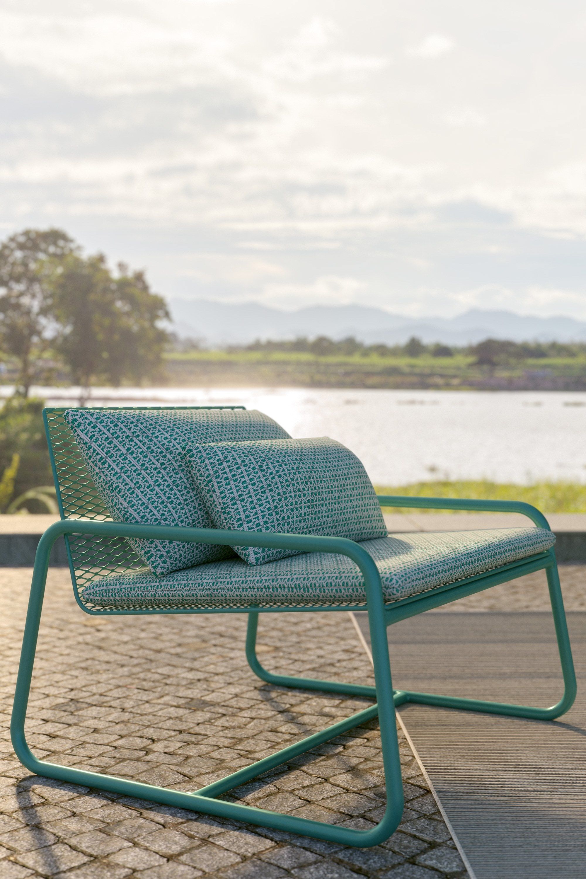 Металлический садовый стул с подлокотниками MEMEDESIGN Лолита ARCH-00027378 - Вид №2