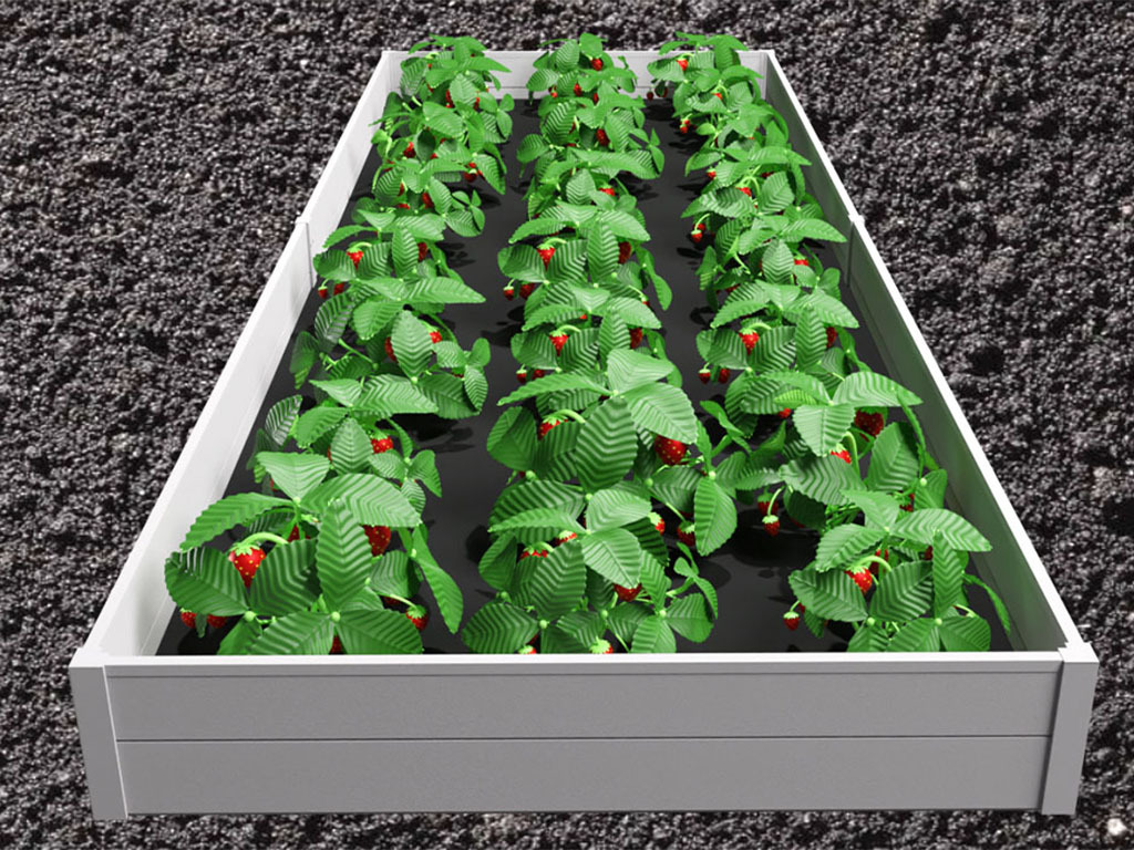 Грядка ПВХ 3х1м, высота 27 см ГеоПластБорд GPBST-147 - Вид №10