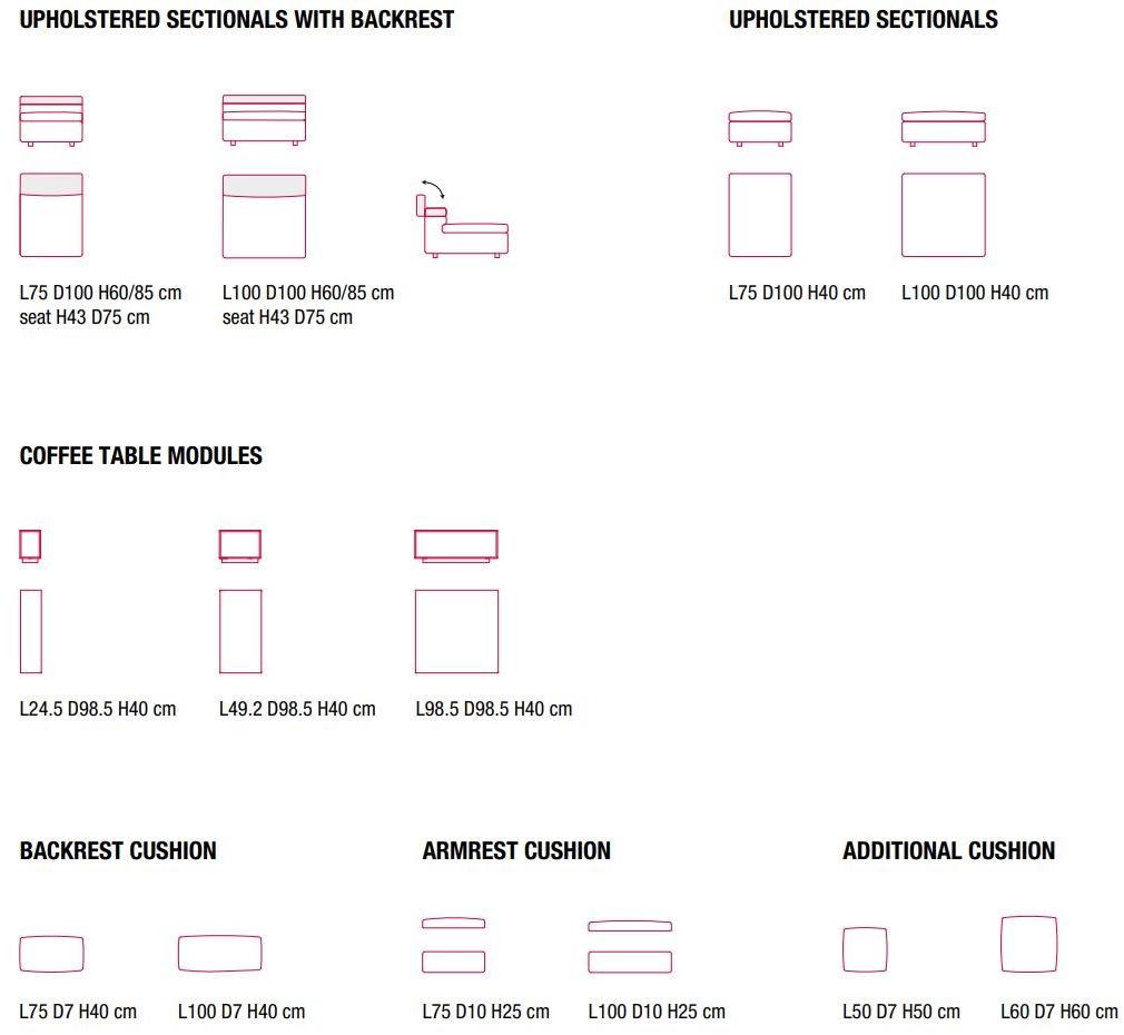 MDF Italia Модульный угловой диван из ткани sun-id-1496268 - Вид №3