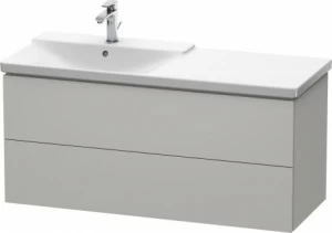 LC625400707 L-Cube Тумбочка подвесная Бетонно-серый матовый декор