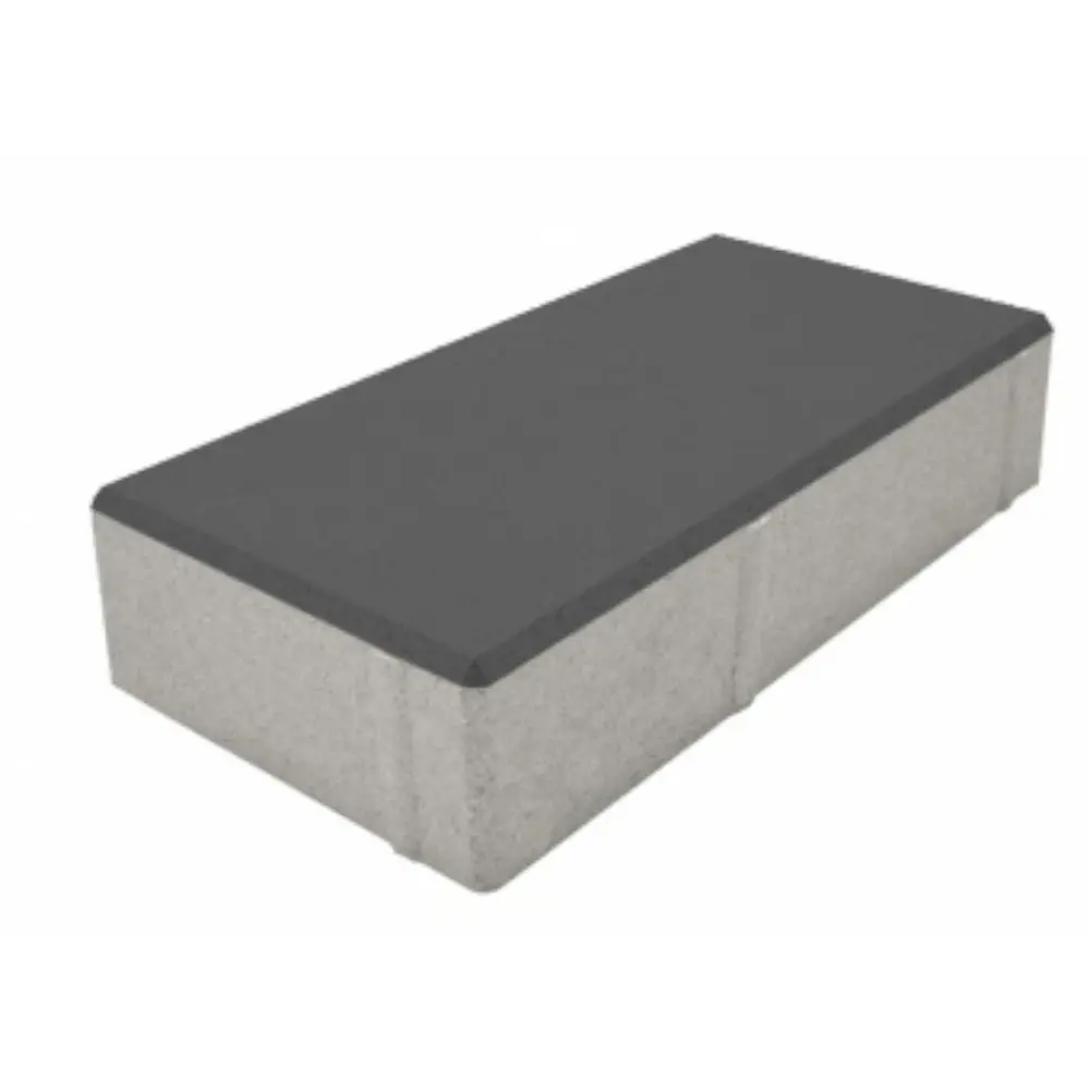 Плитка тротуарная Призма 200x100x50 мм цвет черный 85263178 STLM-2003247 Santreyd 