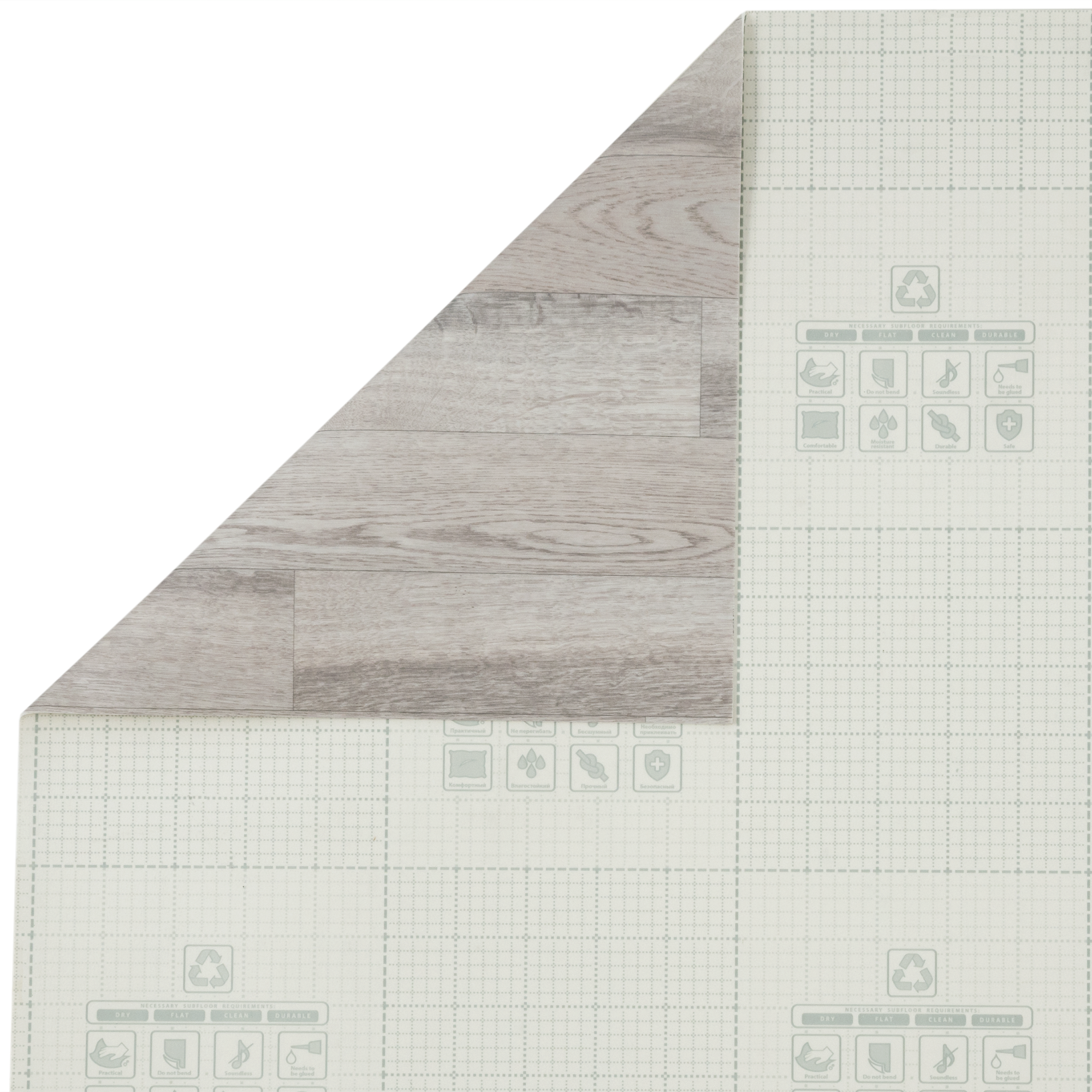 Tarkett Линолеум «Дуб Селтик» серый с текстурой дерева для жилых помещений 82362477 STLM-0025469 - Вид №3