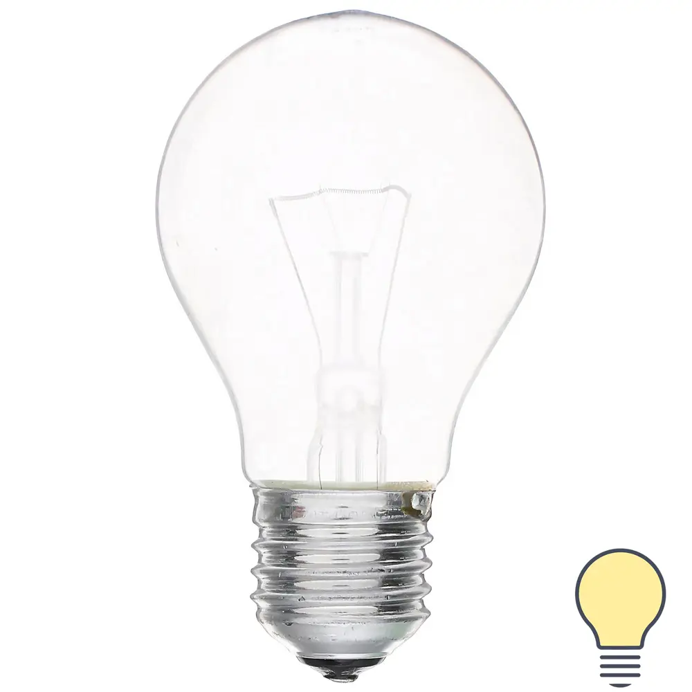 Лампа накаливания Radium Стандарт E27 60 Вт прозрачная колба 81980463 STLM-2049870 