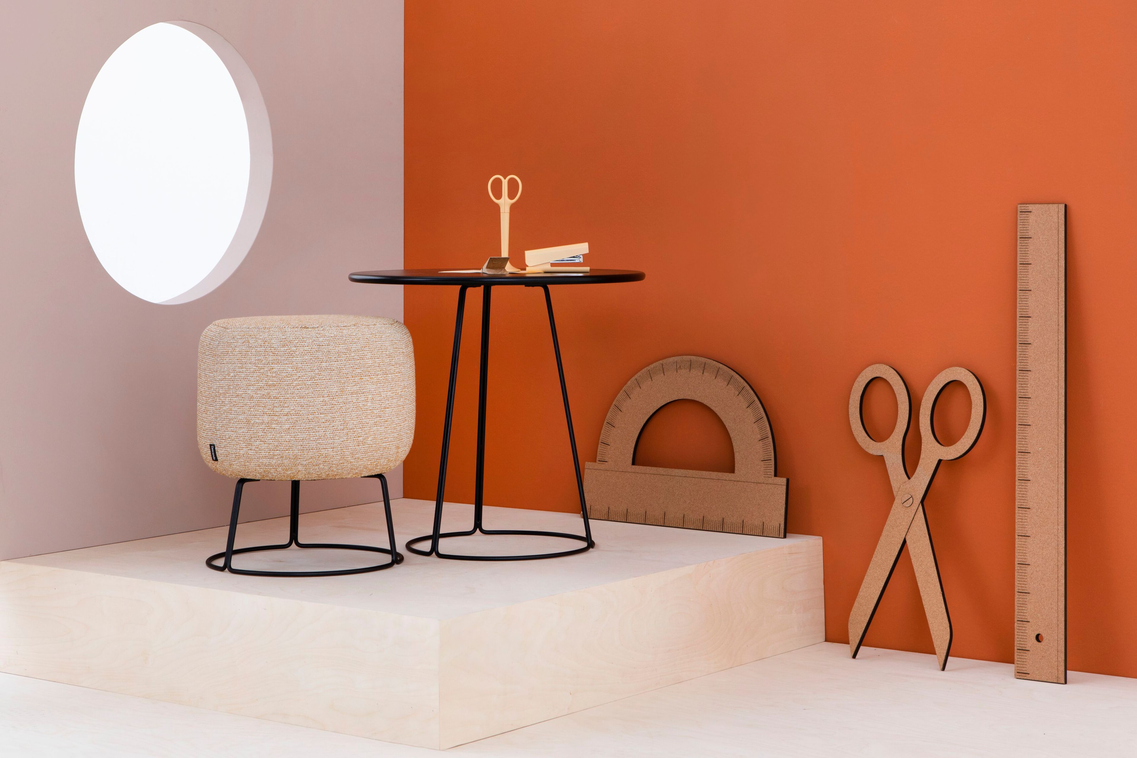 Низкая ткань табурет Cascando Paddy ARCH-00095411 - Вид №5