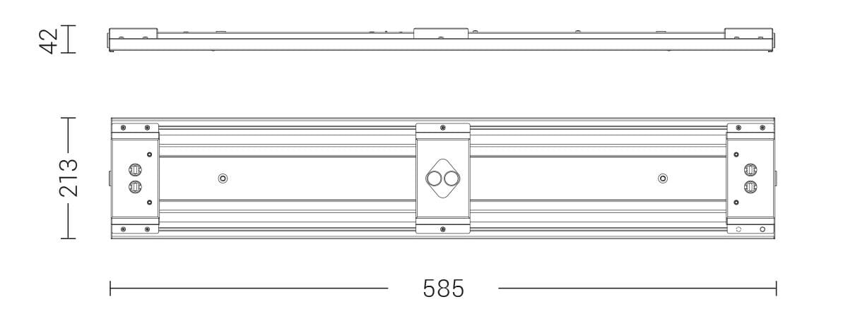 Алюминиевый светодиодный потолочный светильник Rossini Illuminazione FIT ARCH-00031109 - Вид №2