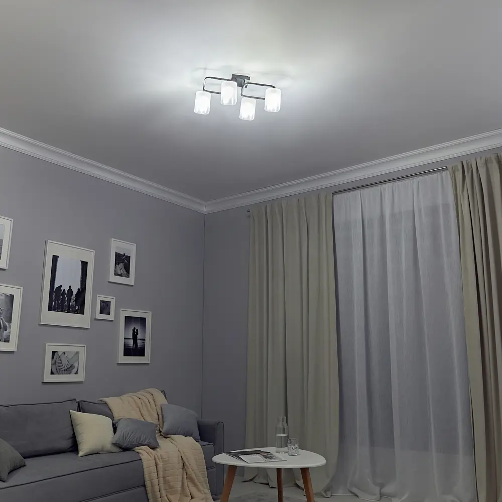 Люстра потолочная Stile 9160-4 4 лампы 88660032 STLM-2123872 SCHAFFNER  - Вид №9