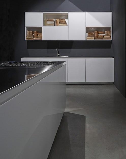 RIFRA Кухня с островом в чистом глянцевом белом лаке Fly sun-id-1426814 - Вид №10