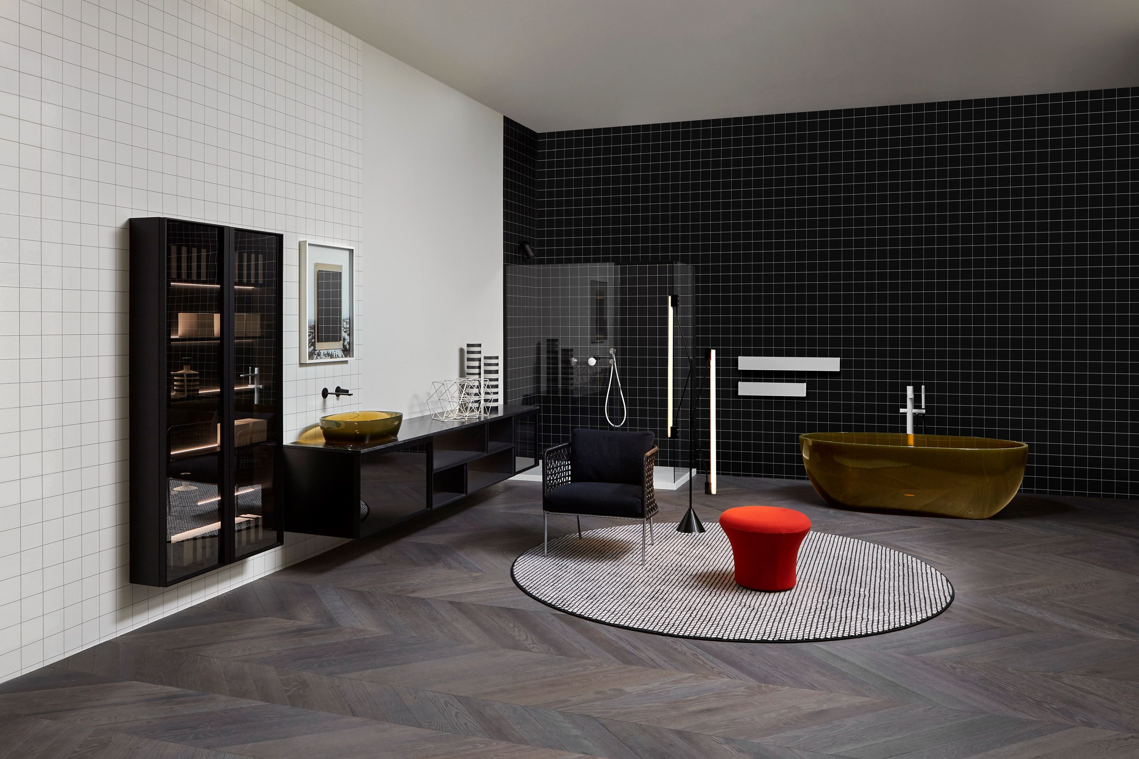 Подвесной умывальник с ящиками Antoniolupi Bemade ARCH-00148538 - Вид №1