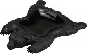 10651374 RUPOR manufactory Мелочница МЕДВЕДЬ черный Фарфор