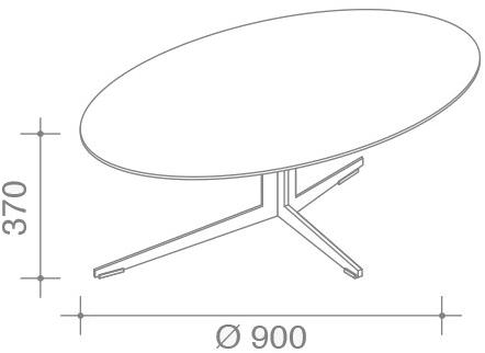 Lema Круглый журнальный столик из мрамора sun-id-1367805 - Вид №2