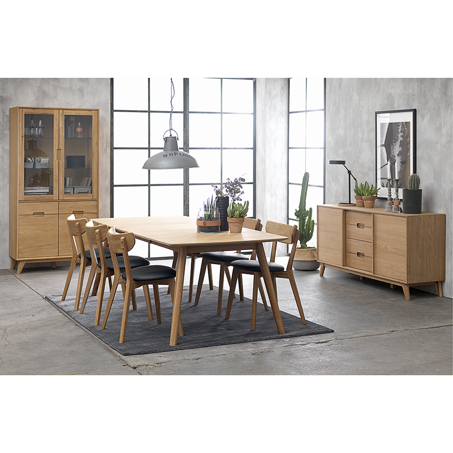 24750200 Сервант , rho, 94,5х45х190 см Unique Furniture  - Вид №3