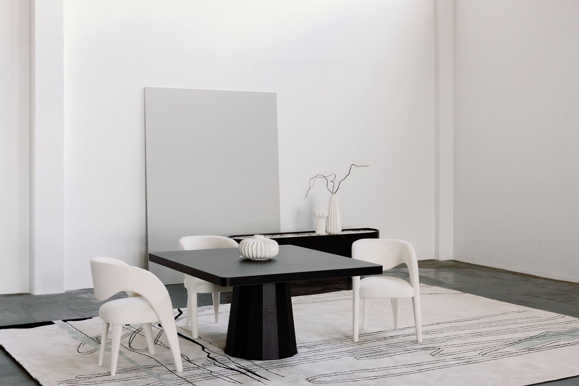 Мягкий тканевый стул с подлокотниками Greenapple Laurence ARCH-00130414 - Вид №11