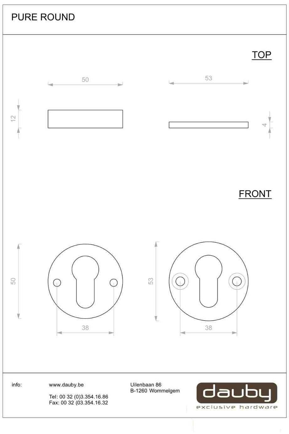 Dauby Круглая насадка Pure® 13373 - Вид №1