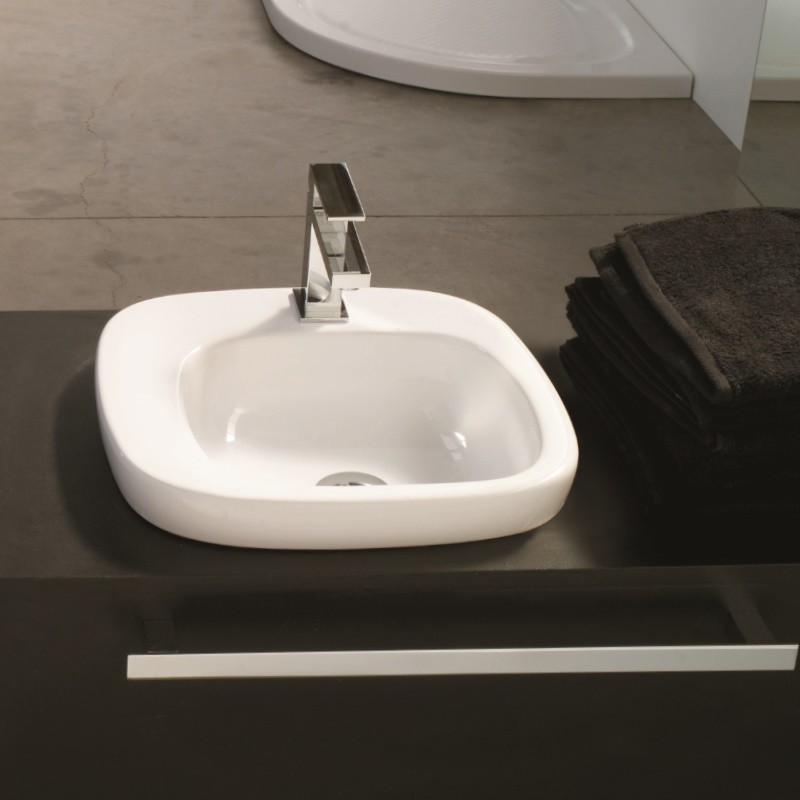 43369 Встроенная раковина под столешницу овальная Ceramica Hidra  - Вид №2