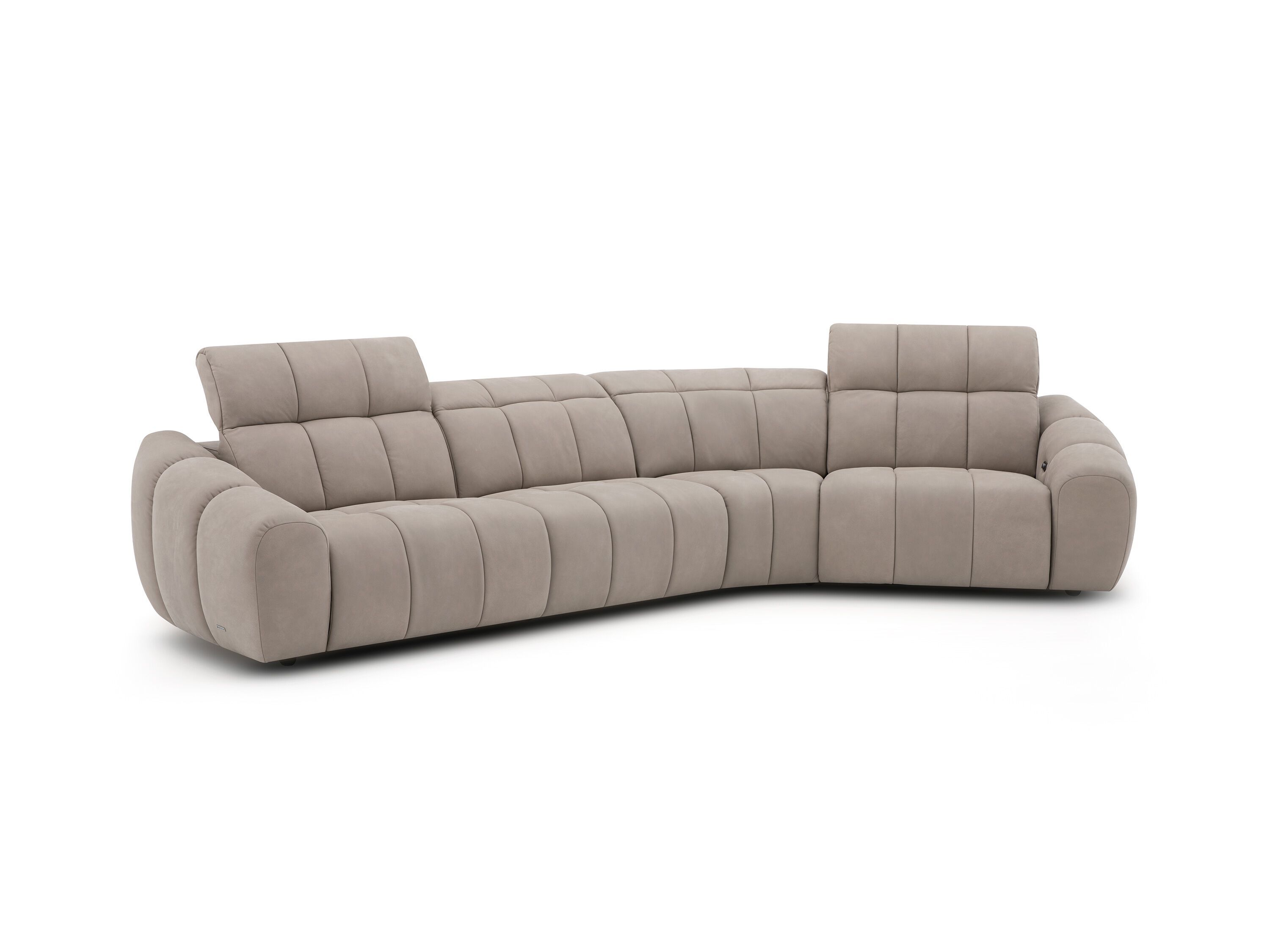 Модульный кожаный диван с электроприводом CAMPO DE' FIORI CHOCCO ARCH-00097049 - Вид №3