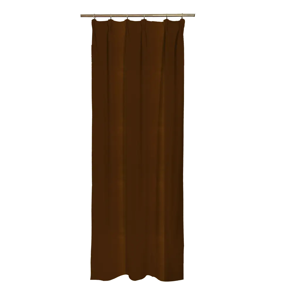 Штора на ленте Rosari 160x280 см цвет коричневый 83406984 STLM-2085502 INSPIRE 