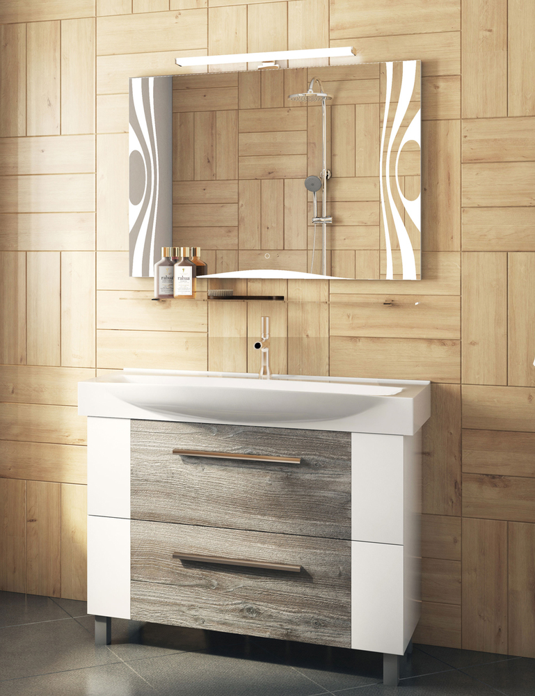 Тумба с раковиной Leo 850 (Элвис)850⨉490⨉820 мм пасадена Santreyd sun-id-665111 - Вид №3