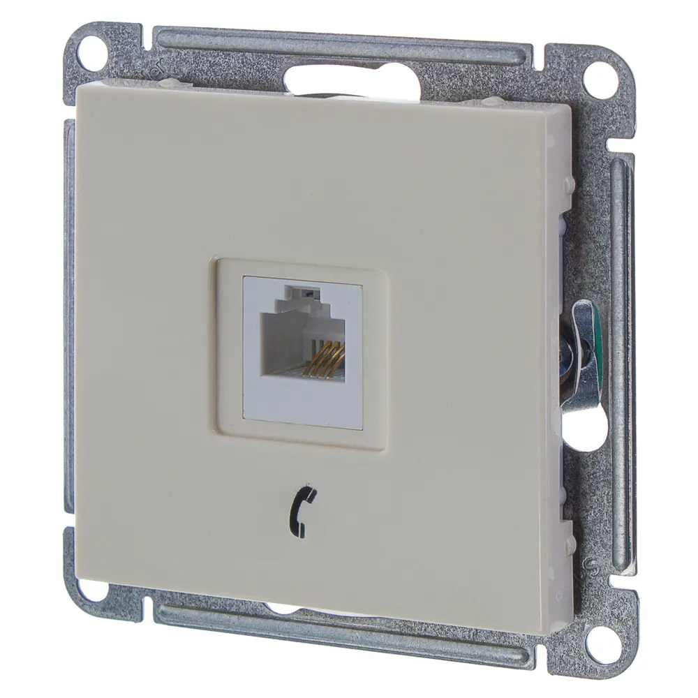 Телефонная розетка SYSTEME ELECTRIC W59 для скрытого монтажа 18799332 STLM-1119497 - Вид №2