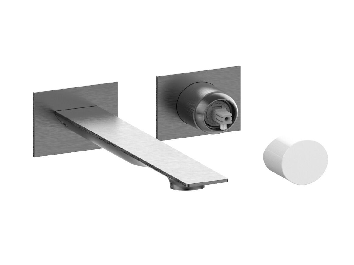 Однорычажный смеситель для раковины с 2 отверстиями без слива Rubinetterie Frattini Narciso S ARCH-00063765