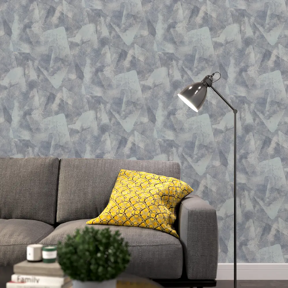 INSPIRE Флизелиновые обои Tamula синие для безупречных стен 89365217 STLM-1473279 - Вид №2