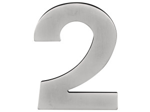 Номер дома из нержавеющей стали