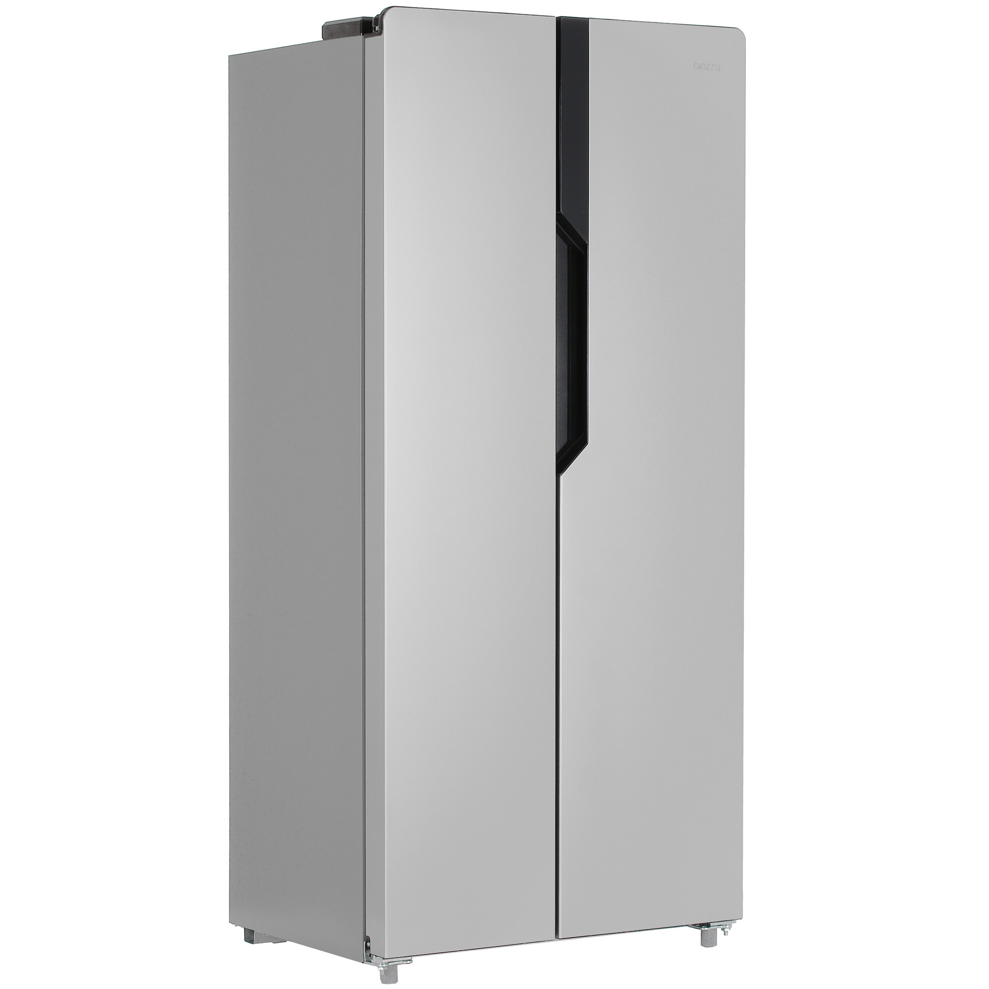 8194003 Холодильник Side by Side   GiNZZU NFK-420 SbS серебристый STDN-0066271