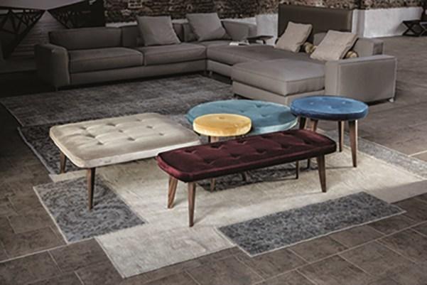 Vibieffe Тафтинговый пуф из ткани или кожи sun-id-1516397 - Вид №2