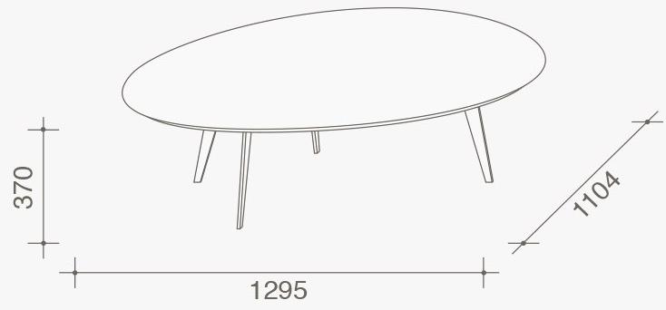 Lema Низкий лакированный журнальный столик из дерева sun-id-1455095 - Вид №8