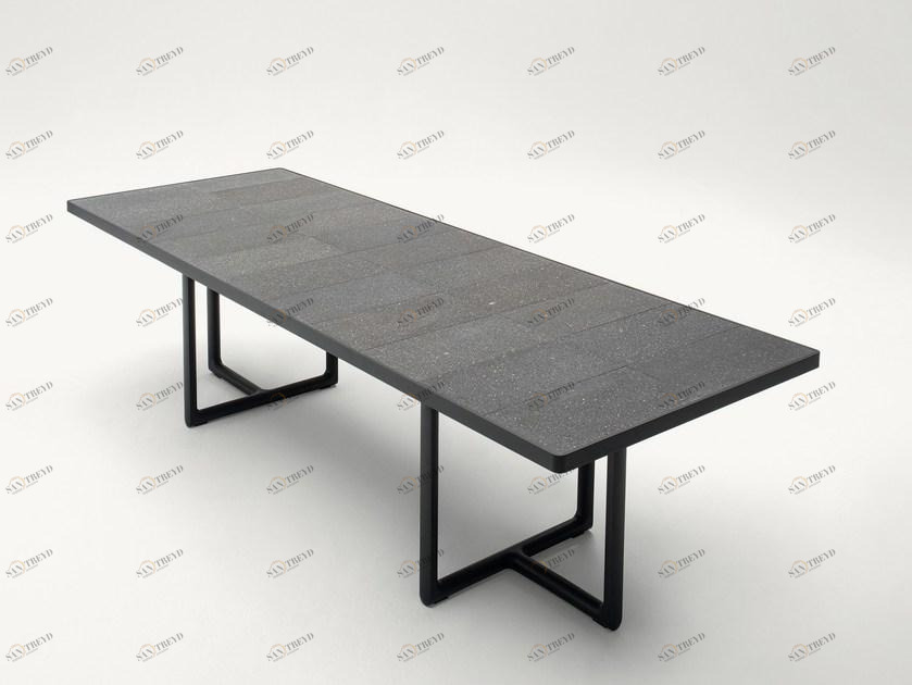 Paola Lenti Садовый стол со столешницей из натуральной лавы Portofino sun-id-1446941