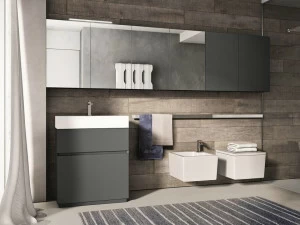 Ideagroup Полная мебель для ванных комнат из дерева Cubik